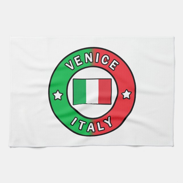Venice Italy Tea Towel (Horizontal)