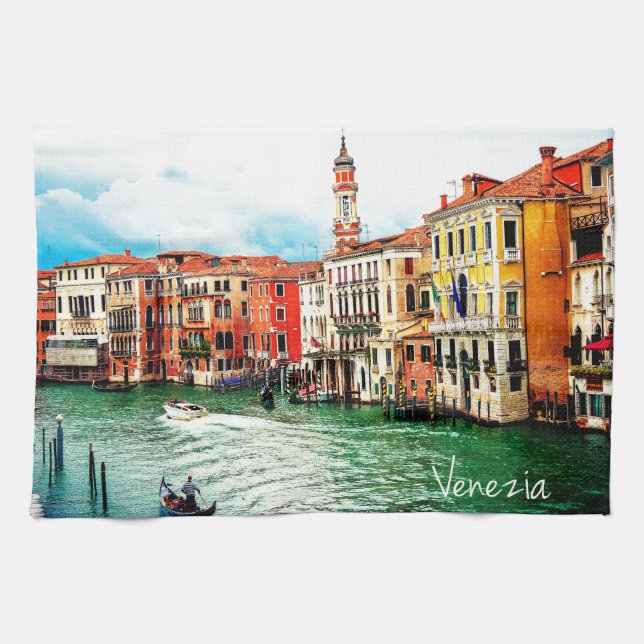 Venice - Italy Tea Towel (Horizontal)