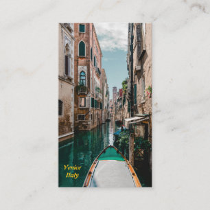 Venice Italy The Floating City Business Card