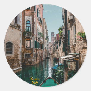 Venice Italy The Floating City Classic Round Sticker