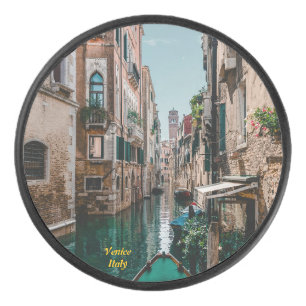Venice Italy The Floating City Hockey Puck