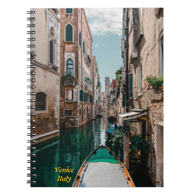 Venice Italy The Floating City Notebook (Front)