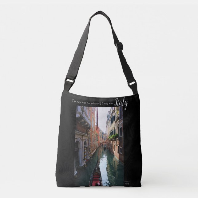 Venice, Italy tote bag with Verdi quote (Front)