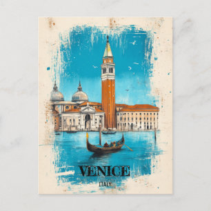 Venice Italy Travel Postcard