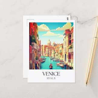 Venice Italy Travel Postcard