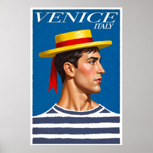 Venice, Italy Travel Poster