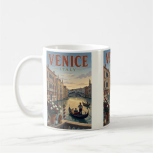 Venice Italy Travel Poster Coffee Mug