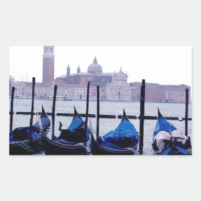 Venice Italy Travel Rectangular Sticker (Front)