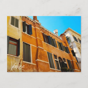 Venice Italy Venetian Architecture Style Houses Postcard