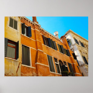Venice Italy Venetian Architecture Style Houses Poster