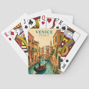 Venice Italy Venetian Venetian Canal Vintage Playing Cards