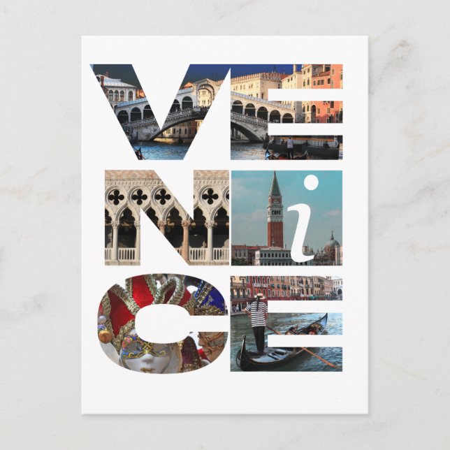 Venice Italy - Venezia Italia travel Wall Decal Postcard (Front)