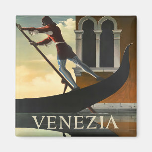 Venice Italy vintage travel Magnet