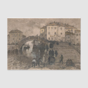 Venice, Italy (Vintage Venetian Landscape) Tissue Paper