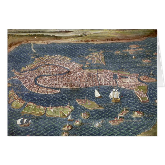 VENICE: MAP, 16TH CENTURY (Front Horizontal)