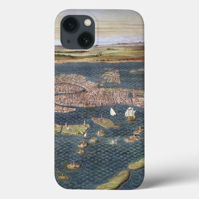 VENICE: MAP, 16TH CENTURY Case-Mate iPhone CASE (Back)