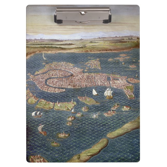 VENICE: MAP, 16TH CENTURY CLIPBOARD (Front)