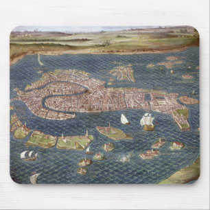VENICE: MAP, 16TH CENTURY MOUSE MAT