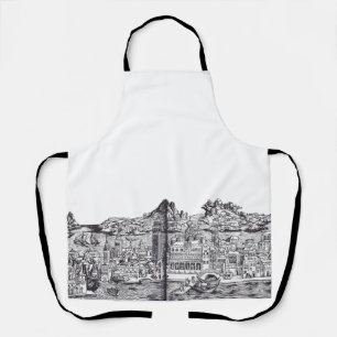 Venice medieval city in Italy Apron