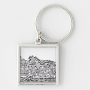 Venice medieval city in Italy Key Ring