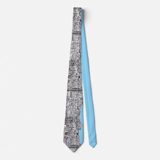 Venice medieval city in Italy Tie (Front)