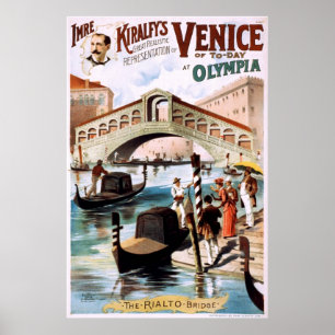 Venice of to-day at Olympia Poster