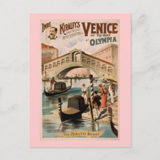 "Venice of Today" Vintage Theatre Postcard