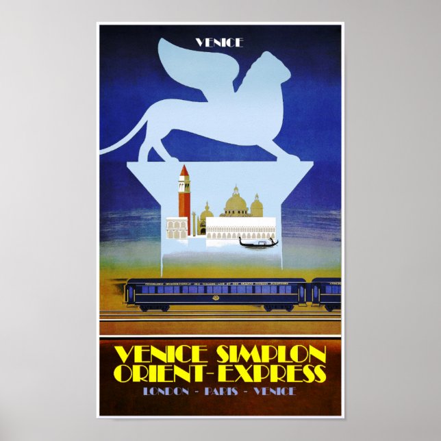 Venice, Orient Express travel poster (Front)