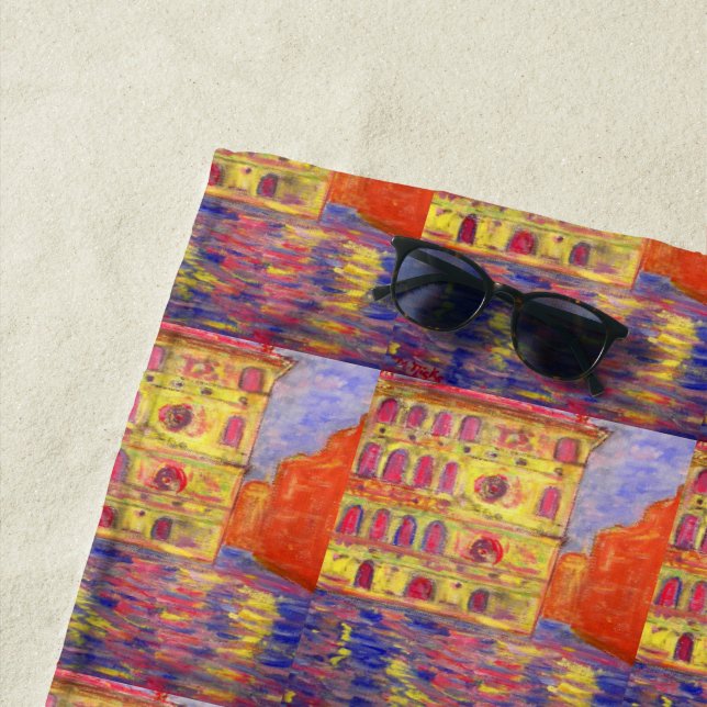 venice palazzo beach towel (In Situ)