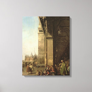 Venice: Piazza di San Marco and the Colonnade Canvas Print