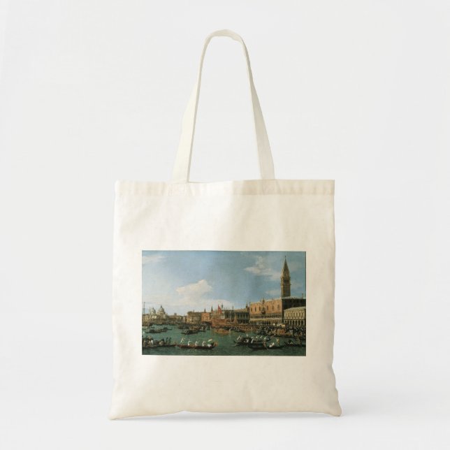Venice Port Old Timey Tote Bag (Front)