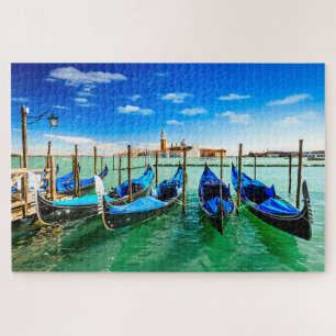 Venice puzzle with Grand Canal