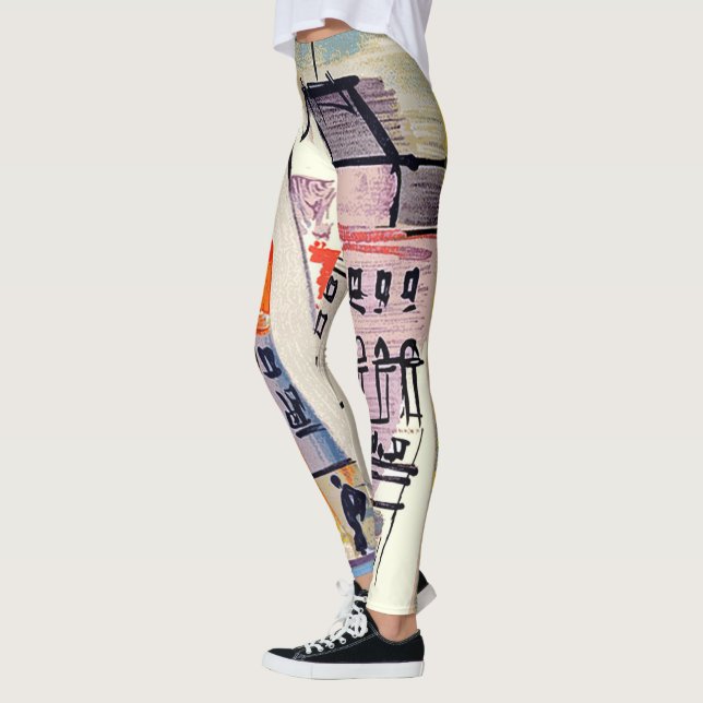Venice Raoul Dufy Leggings (Left)