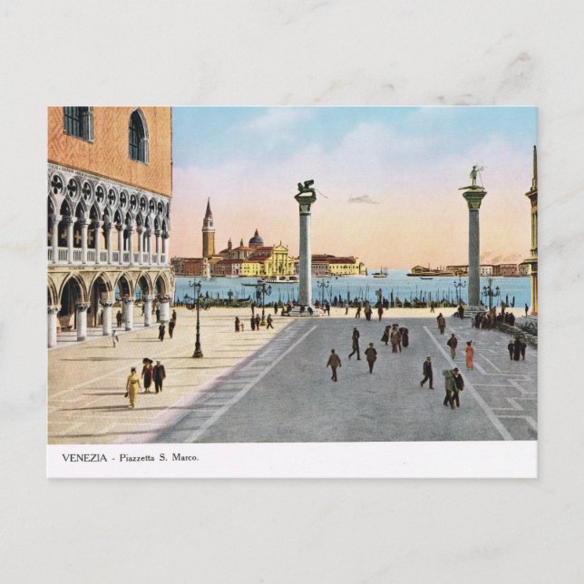Venice, Replica Vintage Postcard 1910 (Front)