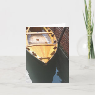 Venice rowboat - notecard