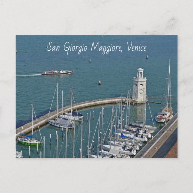 Venice San Giorgio Maggiore View Postcard (Front)