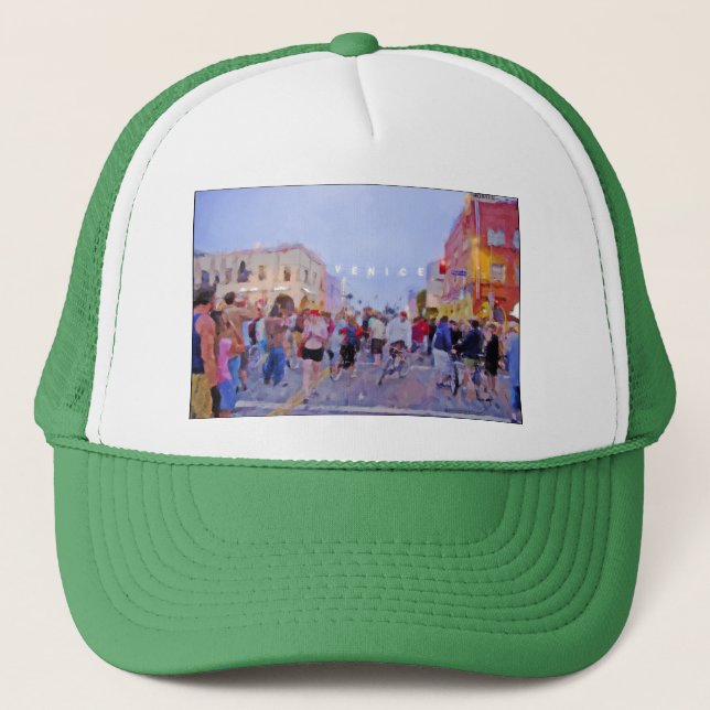"Venice Sign Lighting" Truckers Hat (Front)