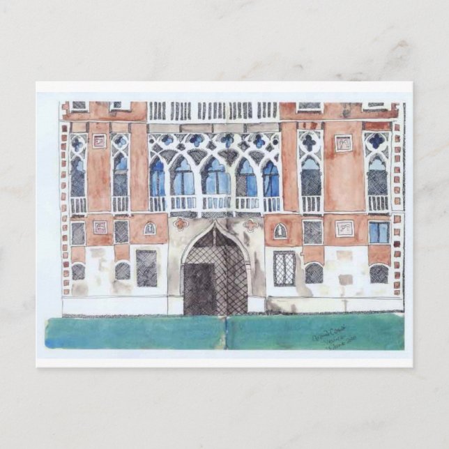 Venice sketch postcard (Front)