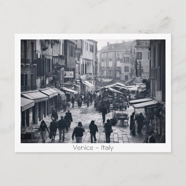 Venice street postcard (Front)
