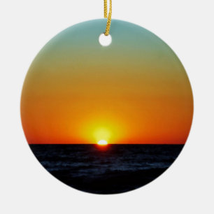 Venice Sunset Ceramic Tree Decoration
