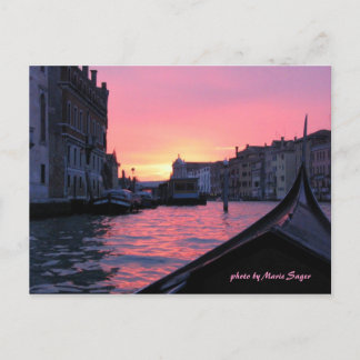 Venice Sunset Postcard