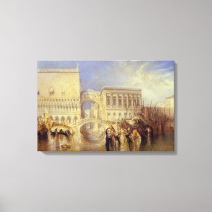 Venice the Bridge of Sighs J. M. W. Turner Italy Canvas Print