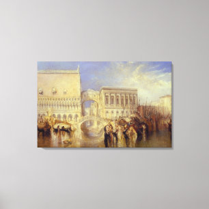 Venice the Bridge of Sighs J. M. W. Turner Italy Canvas Print