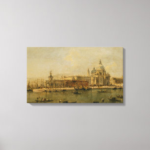Venice The Dogana and Santa Maria della Salute Canvas Print