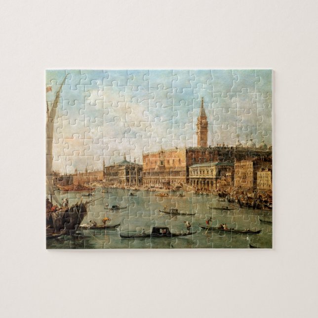 Venice: The Doge's Palace and the Molo from the Ba Jigsaw Puzzle (Horizontal)