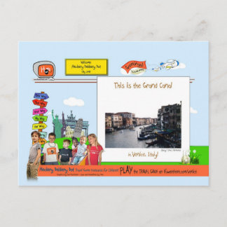 Venice! The Grand Canal Postcard