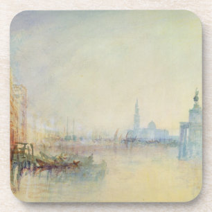 Venice, The Mouth of the Grand Canal, c.1840 (w/c Coaster