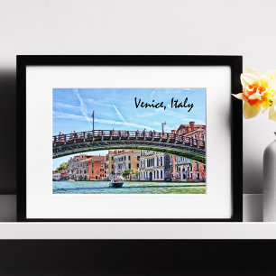 Venice, The Rialto BridgeGrand Canal Poster
