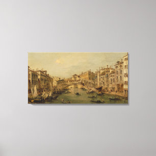 Venice The Rialto Canvas Print
