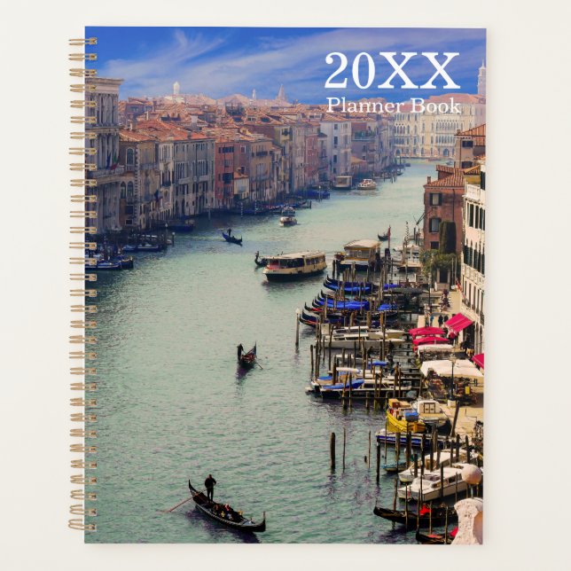Venice Themed Undated Planner Book (Front)